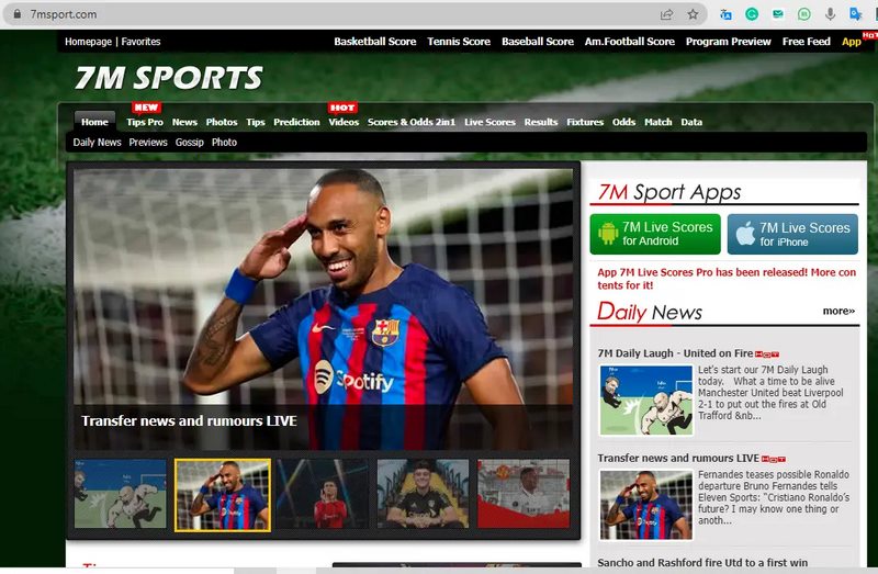 7m Sports là website chuyên cung cấp những bộ môn thể thao nổi bật hiện nay